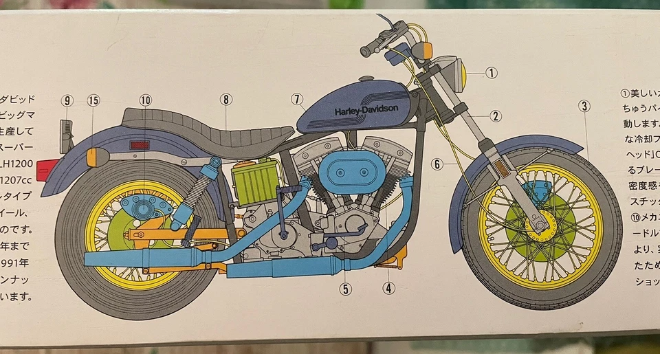 Tamiya 16039 1:6 Harley Davidson FXE1200 Super Glide - Bild 2 von 4