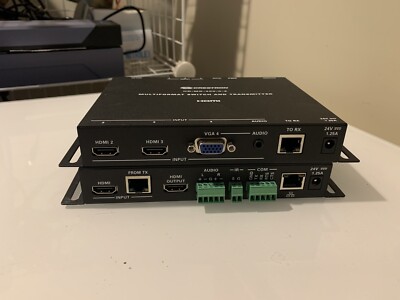 CRESTRON HD-MD-400-C-E Multiformat Switch Transmitter Receiver PAIR