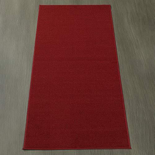 Sweet Home Stores SH Collection Solid Rubberback Indoor Runner Rug, 20" x 59", - Picture 4 of 8