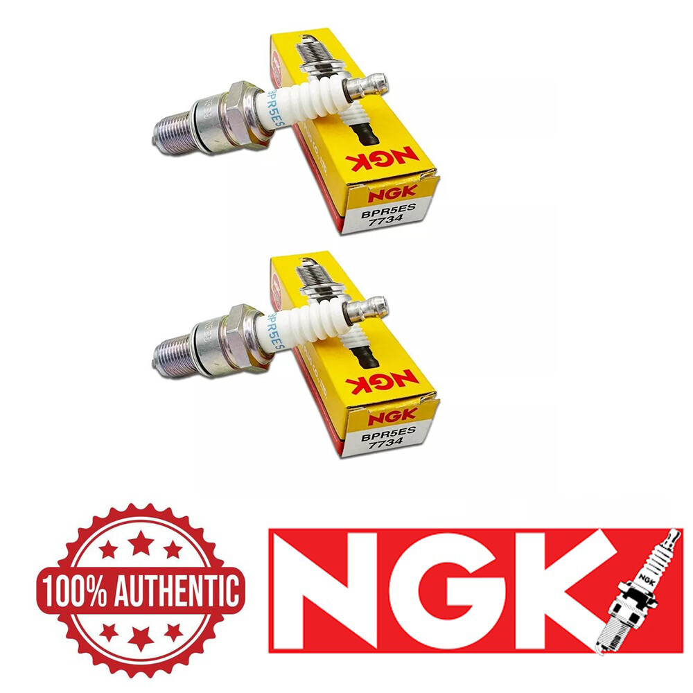 2 Genuine NGK BPR5ES 7734 Spark Plugs
