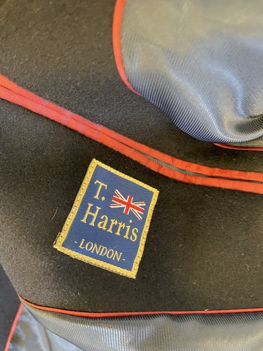 T. Harris LONDON Wool Silk & Cashmere Soft Thick Jacket In Black Size 44 L - Picture 6 of 6