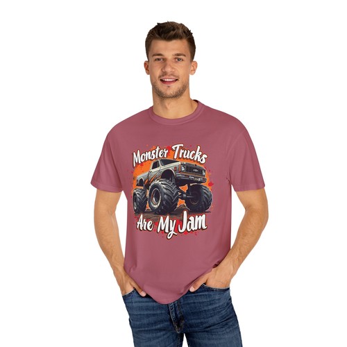 Funny Monster Truck Jam Unisex T-shirt, Humorous Tee, Sarcastic Top, Joke Shirt - 第 33/37 張圖片