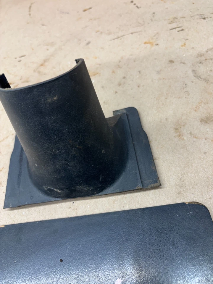 1981 1987 Dodge RAM W150 D150 W250 W350 COLUNA DE DIREÇÃO ACABAMENTO DE COBERTURA MOLDURA ENSEADA - Imagem 4 de 4