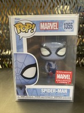 Funko POP Marvel Spider-Man (Blue) #1355 Collector Corps FREE SHIP A26
