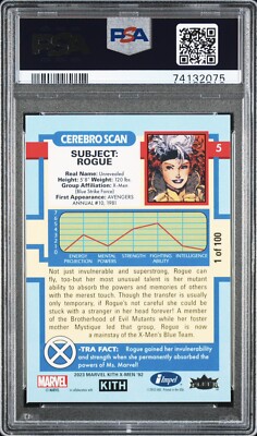 Kith X-Men PSA Trading Card 