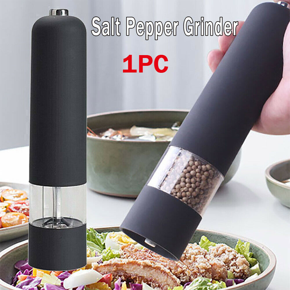 Product Authenticity Guarantee OPUX BatteryOperated Salt and Pepper Grinder Set with LED Light