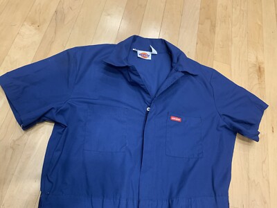 90's Dickies MADE IN USA 36×30 Vintage 90's Dickies Made in USA Yellow 100% Cotton Short Sleeve