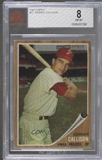 1962 Topps Johnny Callison #17 BVG 8 fk4