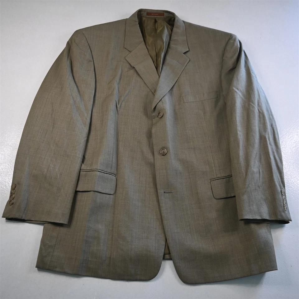 Tasso Elba 48R 38x29 Green Vitale Barberis 100% Wool Mens Jacket Pants Suit - Image 2 of 4