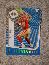 2021 Illusions Illusionists Light Blue #ILL-12 Trey Lance RC  001/299  FIRST ONE