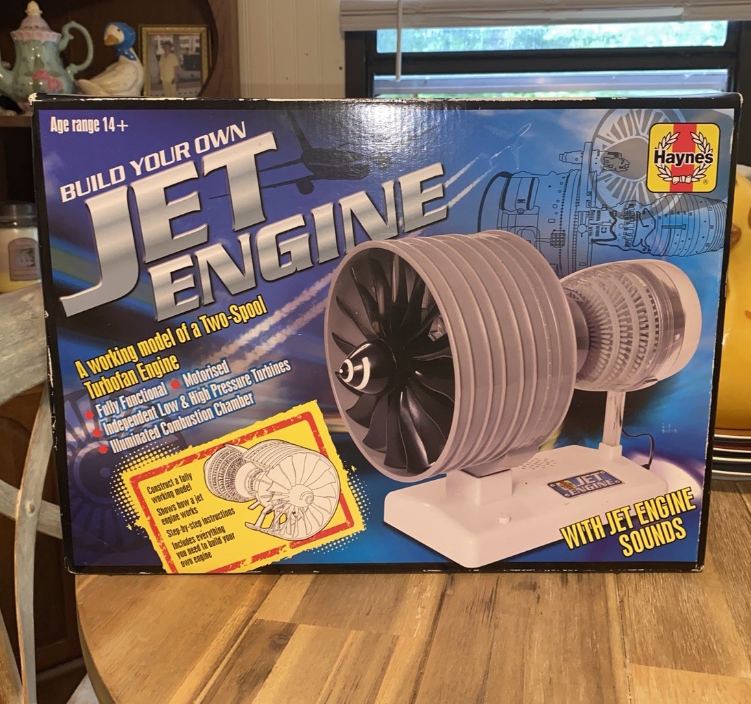 New In Box Haynes Build Your Own Jet Engine