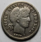 United States 1911-S Barber Dime  (C681)