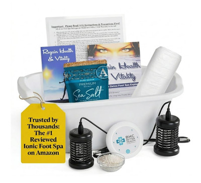 Ionic Detox Foot Bath Spa with Cell Cleansing Equipment - 2 Round Arrays