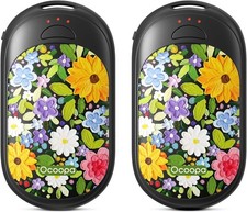 Magnetic Rechargeable Hand Warmers 2 Pack, 3-Heat Settings, Portable  Slim