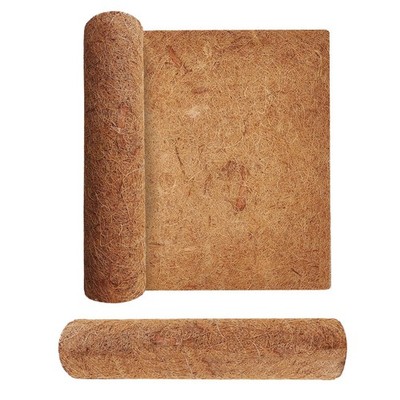 Natural Coco Plant Liner Sheet for Planters, 16x40 inch Flowerpot Basket Insu...