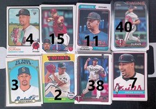 (120) CARD BASE INSERT LOT JHON DURAN Twins Phillies Dominican Republic MLB