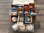 Lot Of Signed Baseballs Assortment No COA Johnny Bench, Luke Appling, Doc Gooden