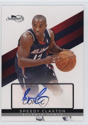 2008-09 Topps Signature Auto 589/599 Speedy Claxton #TSA-SC Auto 6o3
