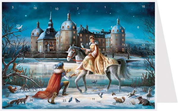 Postkarten-Adventskalender Moritzburg Papier-Adventskalender M. Haduk Kalender-image