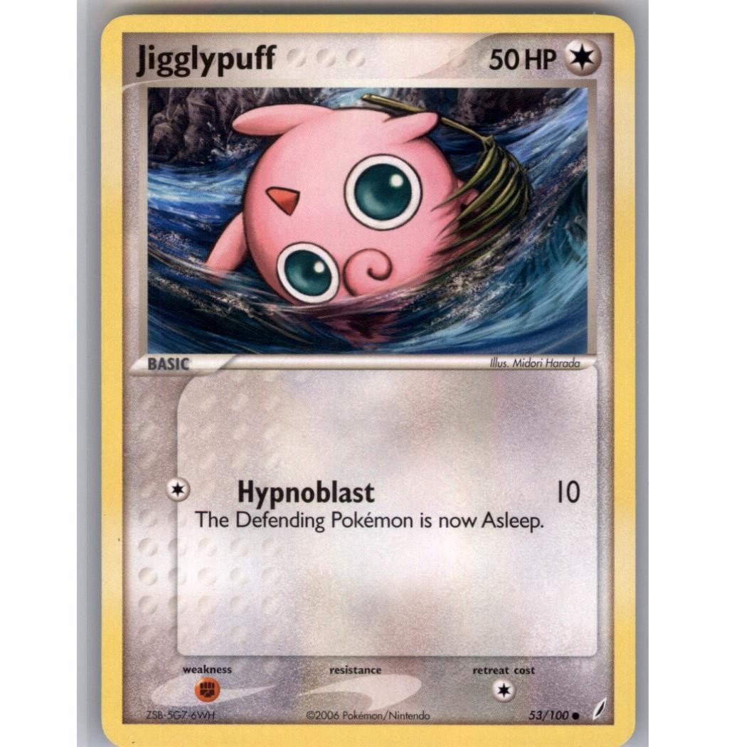 Jigglypuff Regular Common Crystal Guardians 53/100 NM