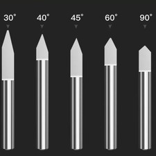 4mm Flat-bottomed Pointed CNC Carving Machine Tool CNC Carving