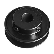 V Belt Pulley 5/8 Inch Bore, 2 1/2" OD Single Groove Sheave, Cast Iron, for A V