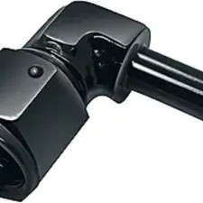 6AN Female to 5/16 Barb 90 Degree Elbow Swivel Fittings Aluminum 6 AN Female Thr