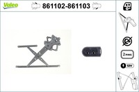 Valeo Fensterheber 861103 12V FüR Ford Fiesta 5 16V Tdci
