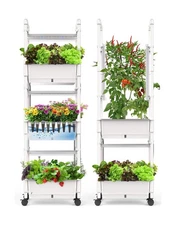 Hydroponics Growing System,AOONEG 42Pods Indoor Herb Garden with LED Grow Lig...