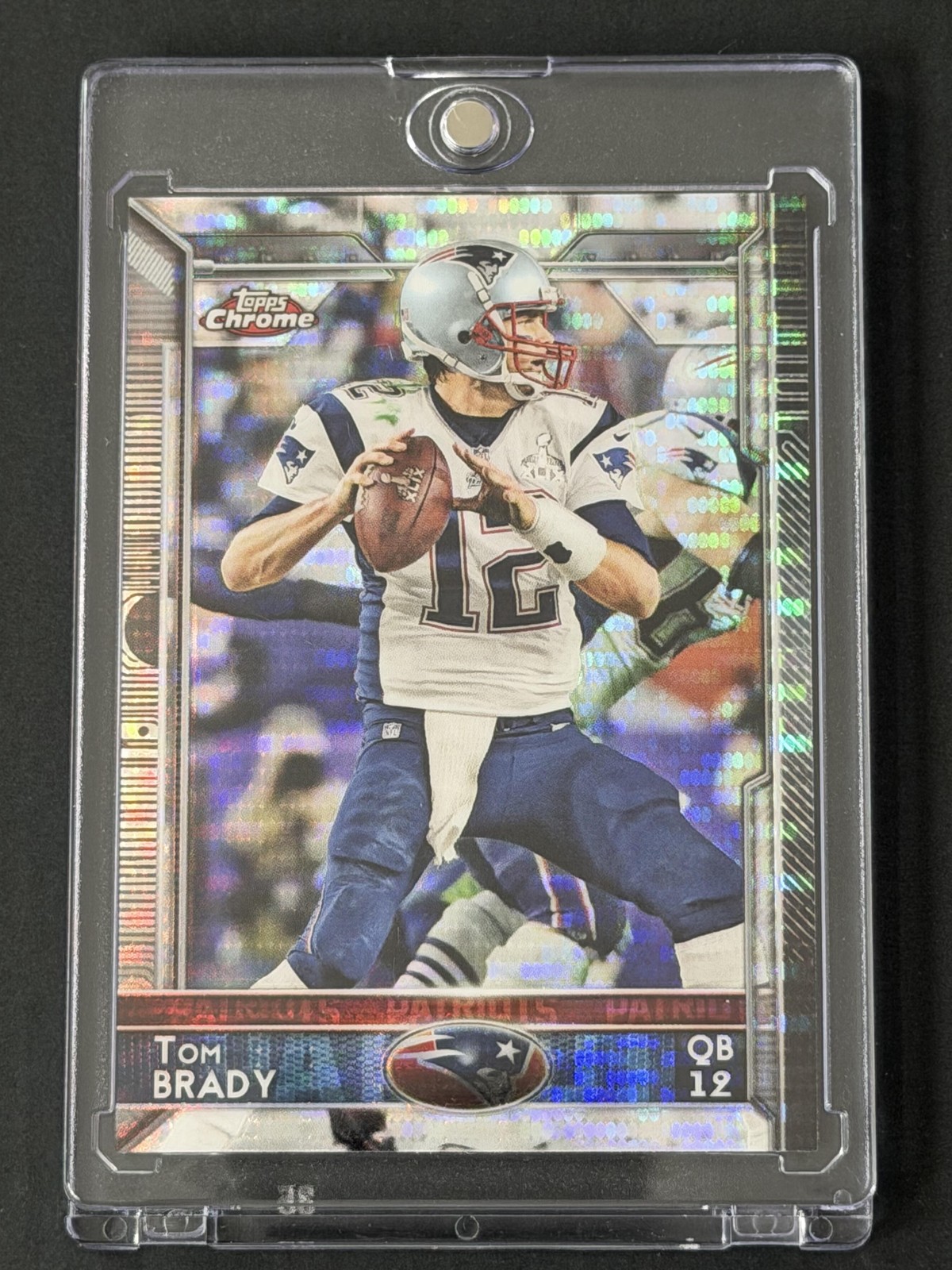 2015 Topps Chrome #50 Tom Brady Pulsar Refractor