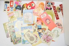 Vtg Greeting Card Lot USED Ephemera Kitschy Halloween Christmas Bday 3 Pounds