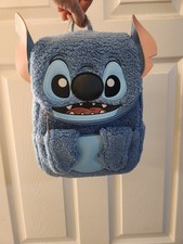 Loungefly Disney Stitch Plush Sherpa Mini Backpack