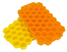 Evriholder Bee Chill Ice Trays, Silicone Ice Tray for Making Hexagonal Ice, I...
