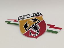 Fiat Punto 500 Abarth Cover Logo Laterale Emblema Fregio Stemma Scritta Badge