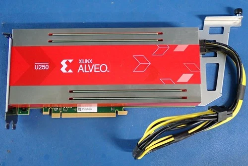 XILINX ALVEO U250 Data Center Accelerator Card w/ Power Cable | A-U250-P64G