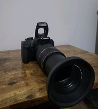 Canon EOS 1000D Digital SLR Camera With Lens 75-300mm Battery Black