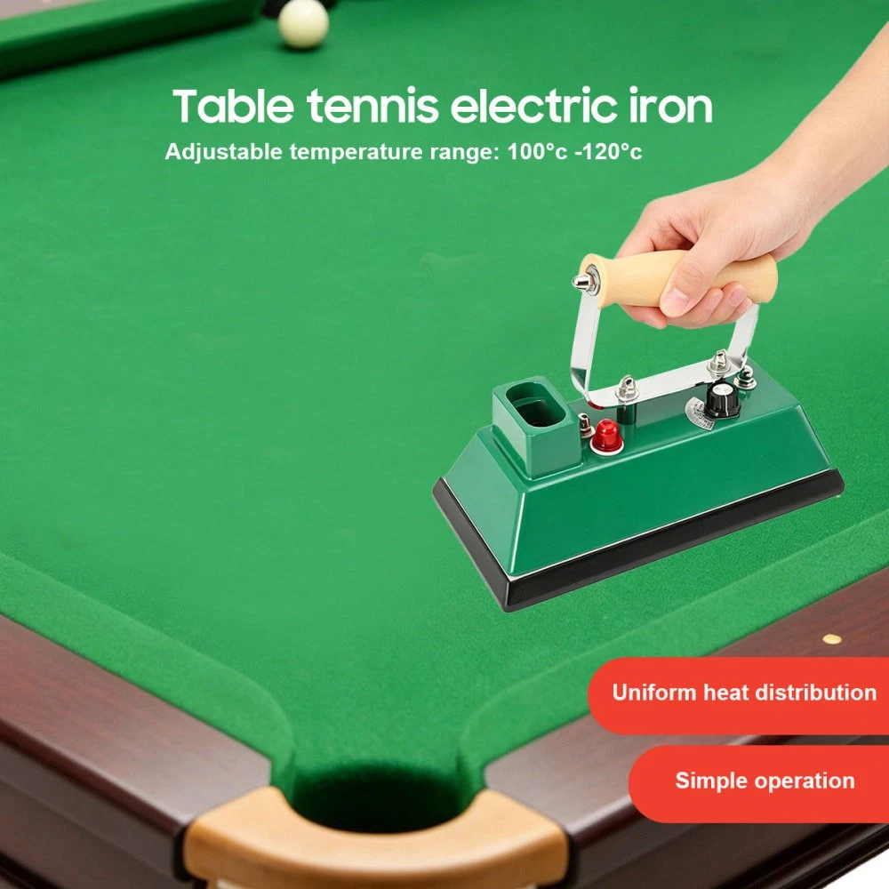 243 mm Billardtisch-Bügeleisen Einstellbare Temperatur Snookertisch-Bügeleisen