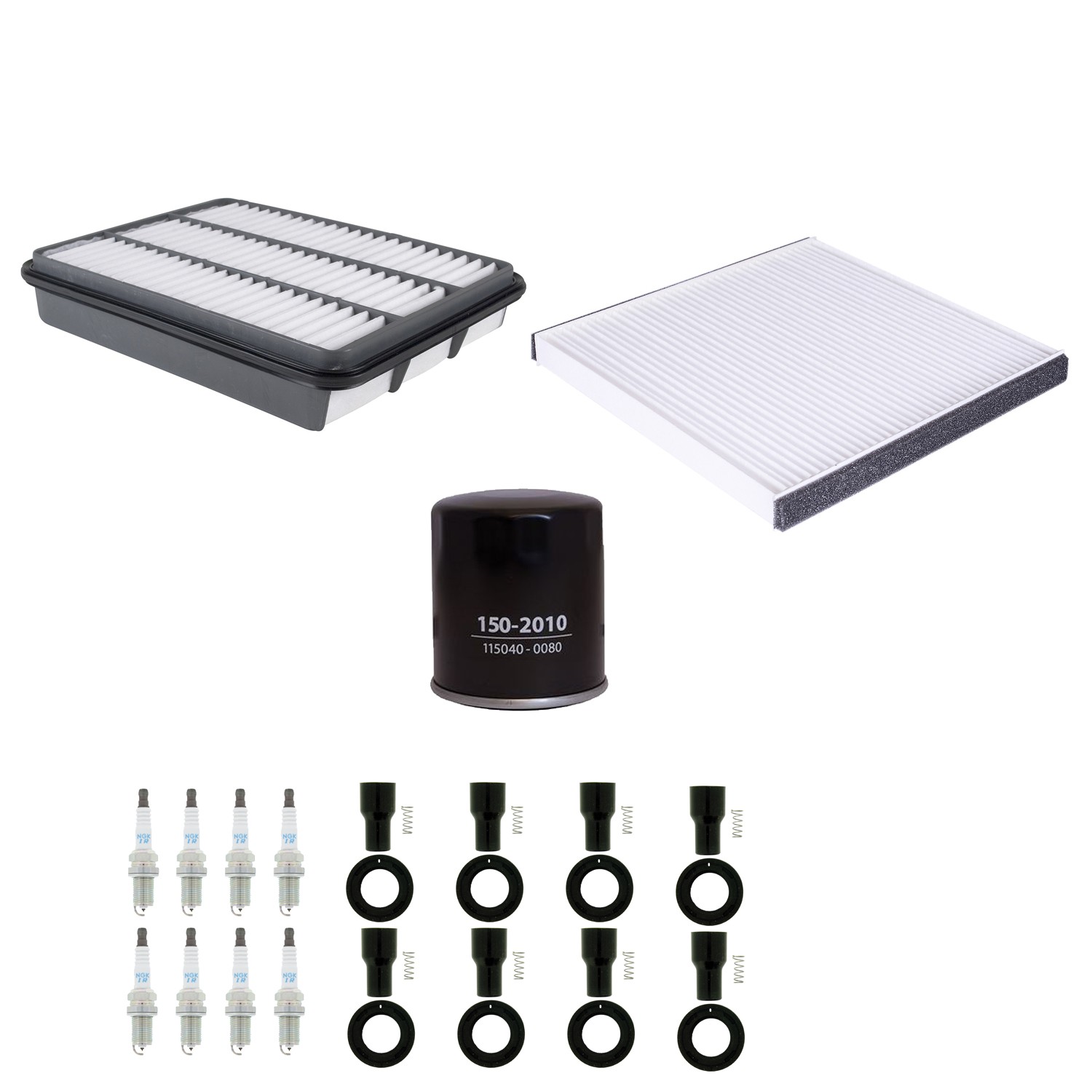 Denso Tune Up Kit NGK 8 Spark Plugs and Boots Kit for GX470 4.7L V8 2UZ-FE Auto