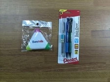 Pentel ® Twist-Erase EXPRESS Automatic Pencil W/Lead & Eraser 0.7mm Free 3 Color