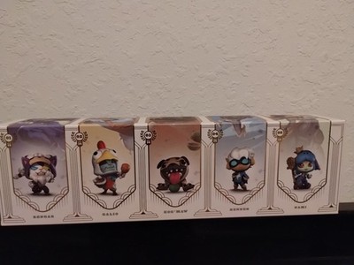 League of Legends April Fools Team Minis Figure Set Rengar Nami Riot Games Galio