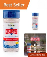 Real Sea Salt - Natural Unrefined Gluten-Free 10oz Shaker for Gourmet Cooking