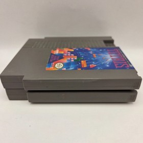 Nintendo NES Lot of 2 Games - Tetris and RC Pro-AM Cartridge only Tested Working