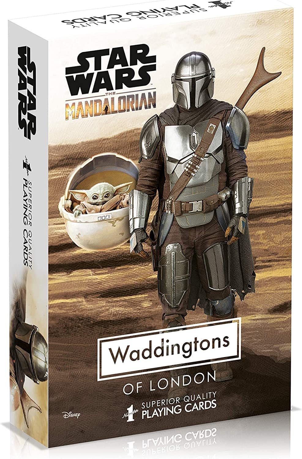 Waddingtons WM00864-EN1-12 2021 1 Playing Cards-Star Wars The Mandalorian Multi 2390₽