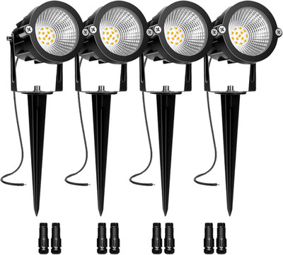 Low Voltage Landscape Lights, 10W 12/24V 2700K Warm White Landscape Lighting, IP