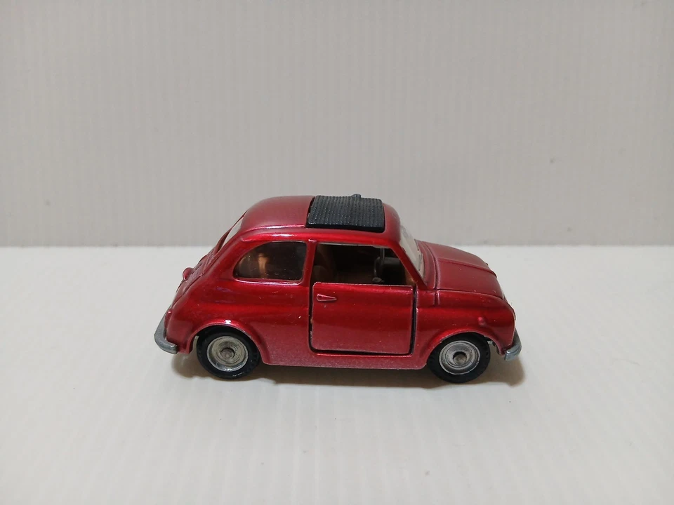 *** MEBETOYS A-36 FIAT NUOVA 500 *** SCALA 1/43 DEL 1968 (ROSSO METALLIZZATO) !! - Immagine 4 di 4