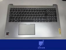 Lenovo IdeaPad 1 15AMN7 Palmrest Top Cover UK Keyboard Silver 5CB1J51285 Grade B