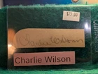 Vintage Baseball Autograph Charlie Wilson