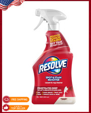Resolve Carpet & Rug Cleaner Spray Spot & Stain Remover 22oz Deep Clean 0.35 per fl oz