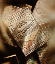 Monarch Prestige Playing Cards Holo Gold Foil Tuck Deck SEALED