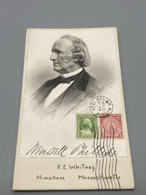 Sept. 22, 1934 Wendell Phillips American Abolitionist Postcard *RARE*